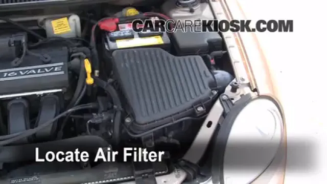 2001 Dodge Neon 2.0L 4 Cyl. Filtro de aire (motor) Cambio